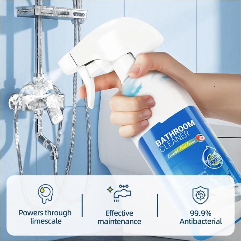 Bathroom Toilet Tiles Wall Glass Stains Remove Liquid