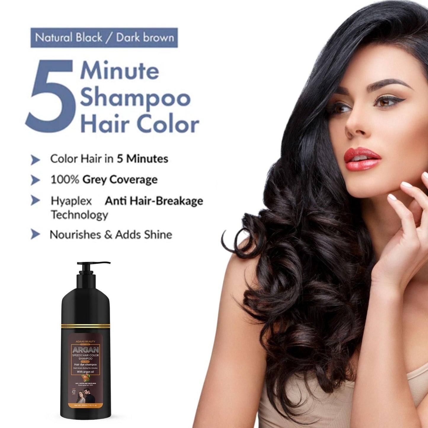 Argan Speedy Hair Color Shampoo 300ml Pack of 1